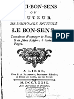 L'Anti Bon-Sens (1779)