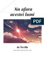 Neville Goddard Din Afara Acestei Lumi