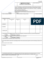 8130.1 Application For Export Certificate of Airworthiness