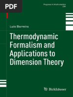 Thermodynamic Formalism and Applications to Dimension Theory - Luis Barreira