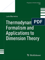 Thermodynamic Formalism and Applications to Dimension Theory - Luis Barreira