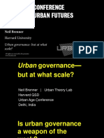 Urban Governance -but at What Scale