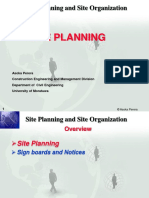 CE3142 Contract Admin 08 - Site Planning