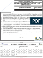 Psicólogo IBFC - caderno 321