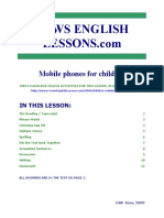 News English: Mobile Phones For Children