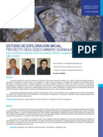 Estudio de Exploración Inicial: Proyecto Geológico-Minero Guanajuato México