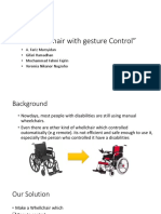 Wheelchair With Gesture Control