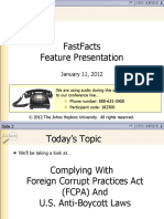 Fastfacts Feature Presentation: January 11, 2012