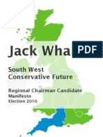 Jack Whalley Manifesto CF South-West Chairman Candidate