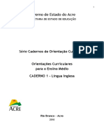 Orientações para o ensino de Língua Inglesa no Ensino Médio