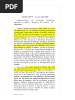 21 CIR vs. BASF Coating + Inks Phils., Inc. (GR No. 198677 Dated November 26, 2014)