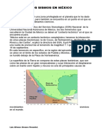 Sismos en Mexico