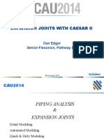 Expansion Joints With Caesar Ii: Dan Edgar Senior-Flexonics, Pathway Div