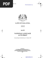 National Language Act 1963 67 (Act 32)