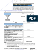 FO DCE PE 10 Rev 05 Sol de Certificado