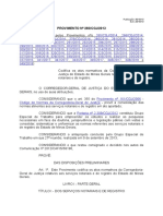 PARA REGISTRO de ATAS Provimento Da Corregedoria 0260 2013