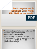 Anticoagulation in Patients With Atrial Fibrillation: An Audit