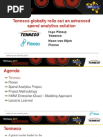 3 4 Tenneco Globally Rolls Out An Advanced Spend Analytics Solution Powered by HANA Enterprise Cloud HEC Tenneco Flexo