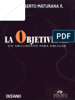 Objetividad Humberto Maturana PDF