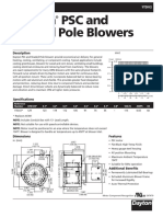 Dayton PSC and Shaded Pole Blowers: Description