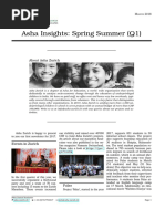 Asha Insights: Spring Summer (Q1)