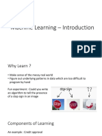 Machine Learning - Introduction