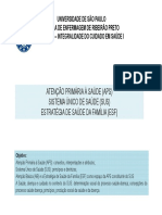 APS, SUS e ESF: conceitos e princípios