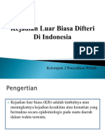 Kejadian Luar Biasa Difteri Di Indonesia