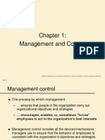 Chapter 1 MAnagement and Control