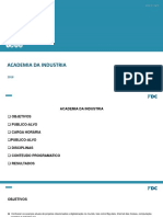 Apresentação Academia Da Industria 2018