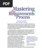 Requirements Process: Mastering