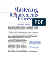 Requirements Process: Mastering