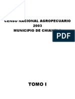 Censo Agropecuario Chiantla 2003