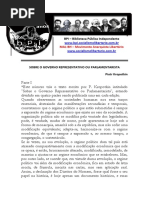 Sobre o Governo Representativo Ou Parlamentarista
