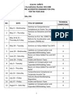 PRC Accredited Seminars for CPAs in 2018