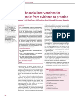 Psychosocial Interventions Improve Dementia Outcomes and Quality of Life