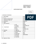 Daftar Riwayat Hidup