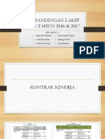 Perbandingan Lakip BPPK Tahun 2016 & 2017 Kelompok 3