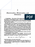 Mazimization of Functions of One Variable.