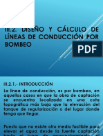 Unidad III.2.- Diseño y Cálculo de Líneas de Conducción Por Bombeo