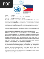 Position Paper Danang Philippines UNHRC