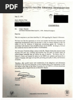 Letter from Jimmy Disbrow to Jon Jackson