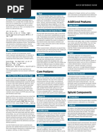 Splunk Quick Reference Guide