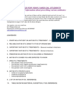 Antibioticsforyear3medics PDF