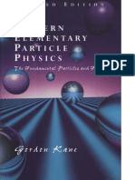 (G. Kane) Modern Elementary Particle Physics