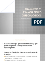 Anamnesis Ginecológica