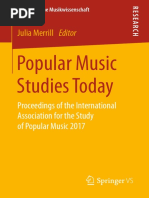 Popular Music Studies Today: Julia Merrill Editor | PDF