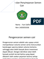 Tugas Ke 5 Pengenceran Dan Penyimpanan Semen Cair