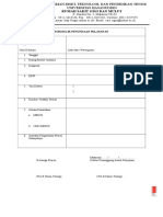 Form Penundaan Pelayanan