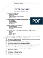 0 Test Protectia Mediului PDF